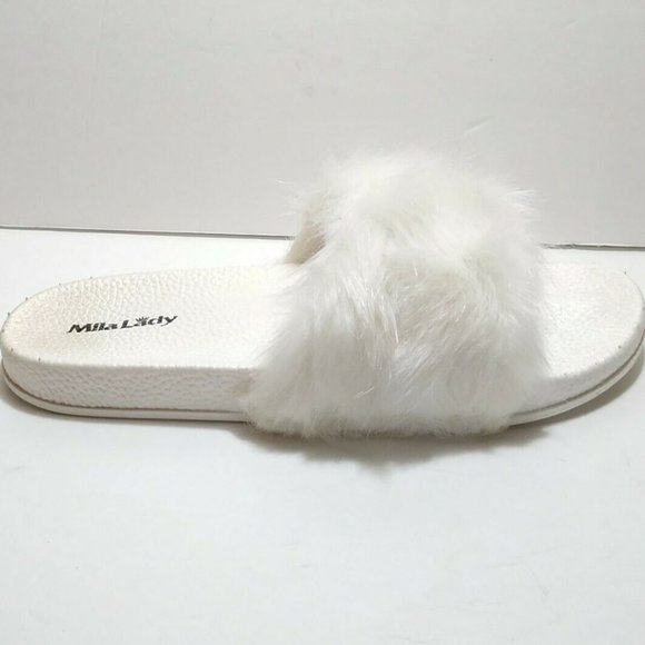 Mila Lady Shoes - Mila Lady Slide Flat Sandals Women's Shoes Size 8.